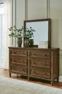 Sturlayne Brown Dresser and Mirror