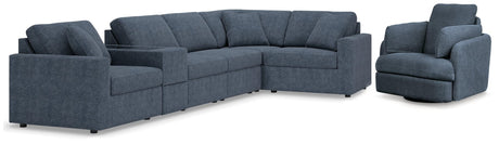 Modmax Ink 6-Piece Sectional with Recliner