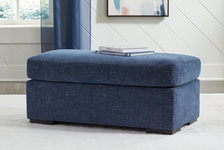 Evansley Navy Nuvella® Ottoman