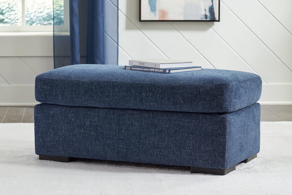 Evansley Navy Nuvella® Ottoman