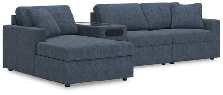 Modmax Ink Nuvella® 4-Piece Sectional with Chaise