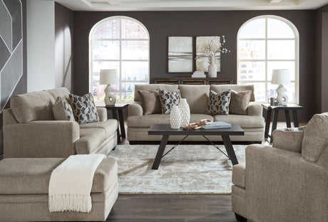 Stonemeade Taupe Sofa, Loveseat, Chair and Ottoman