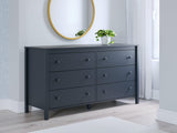Simmenfort Navy Blue Dresser