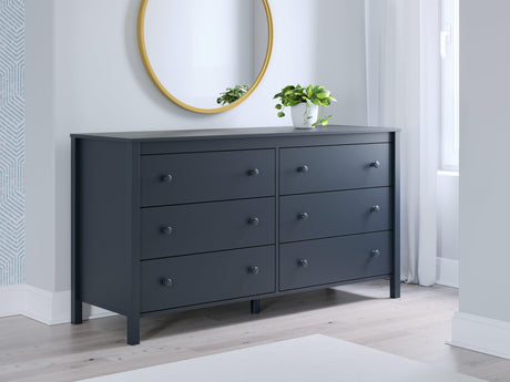 Simmenfort Navy Blue Dresser