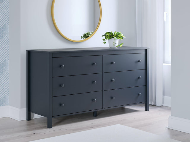 Simmenfort Navy Blue Dresser