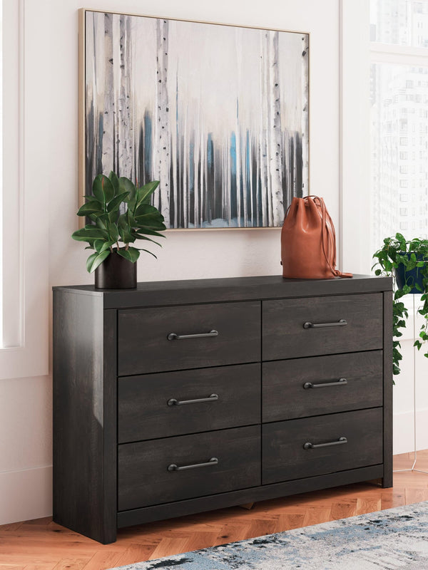 Hollivern Dark Gray Dresser