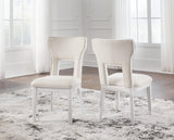 Chalanna White Dining Chair