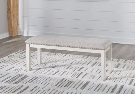 Robbinsdale Antique White 48" Dining Bench