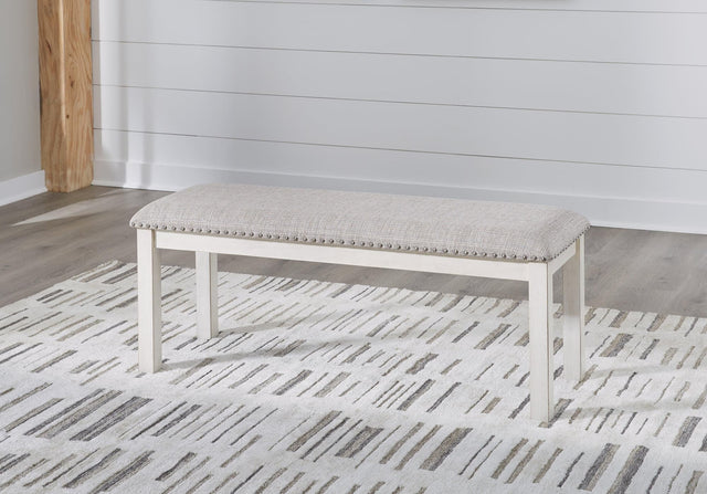 Robbinsdale Antique White 48" Dining Bench