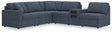 Modmax Ink Performance Fabric,Next-Gen Nuvella™ 6-Piece Sectional