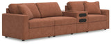 Modmax Spice Performance Fabric,Next-Gen Nuvella™ 4-Piece Sectional