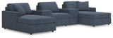 Modmax Ink Performance Fabric,Next-Gen Nuvella™ 5-Piece Pit Sectional