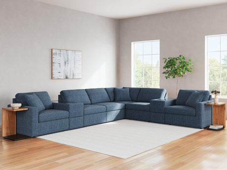 Modmax Ink Performance Fabric,Next-Gen Nuvella™ 8-Piece Sectional
