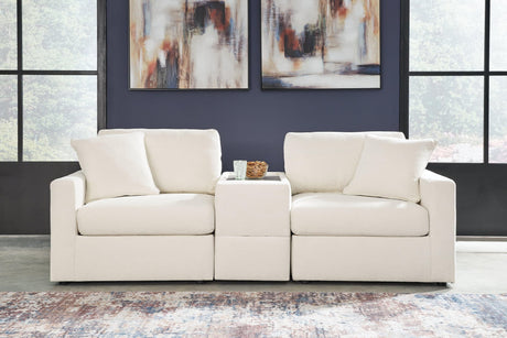 Modmax Oyster Performance Fabric,Next-Gen Nuvella™ 3-Piece Sectional