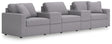 Modmax Granite Performance Fabric,Next-Gen Nuvella™ 5-Piece Sectional