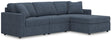 Modmax Ink Performance Fabric,Next-Gen Nuvella™ 3-Piece Sectional with Chaise