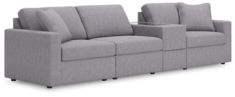 Modmax Granite Performance Fabric,Next-Gen Nuvella™ 4-Piece Sectional