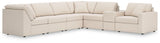 Modmax Oyster Performance Fabric,Next-Gen Nuvella™ 7-Piece Sectional