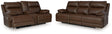 VonRyan Tobacco Sofa and Loveseat
