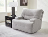 Acklen Place Pewter Performance Fabric,Next-Gen Nuvella™ Oversized Power Recliner