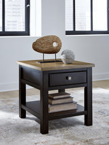 Drazmine Brown End Table