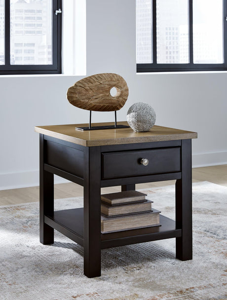 Drazmine Brown End Table
