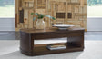 Korestone Dark Brown Lift-Top Coffee Table