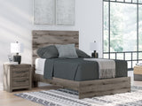 Graystorm Brown Gray Full Panel Bed