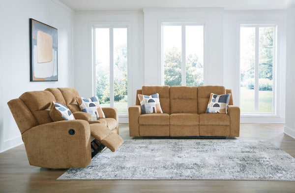 Kanlow Honey Sofa and Loveseat