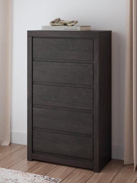 Fraluna Charcoal Chest of Drawers