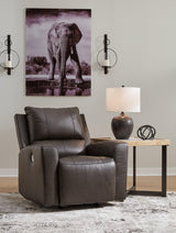 Boxmere Storm Leather Power Recliner