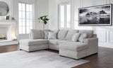 Gabyleigh Nickel Performance Fabric,Next-Gen Nuvella™ 2-Piece Sectional with Chaise