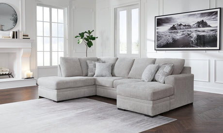 Gabyleigh Nickel Performance Fabric,Next-Gen Nuvella™ 2-Piece Sectional with Chaise