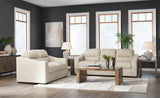 Tresure Almond Trove Sofa and Loveseat