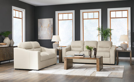 Tresure Almond Trove Sofa and Loveseat