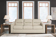 Treasure Trove Almond Leather Sofa