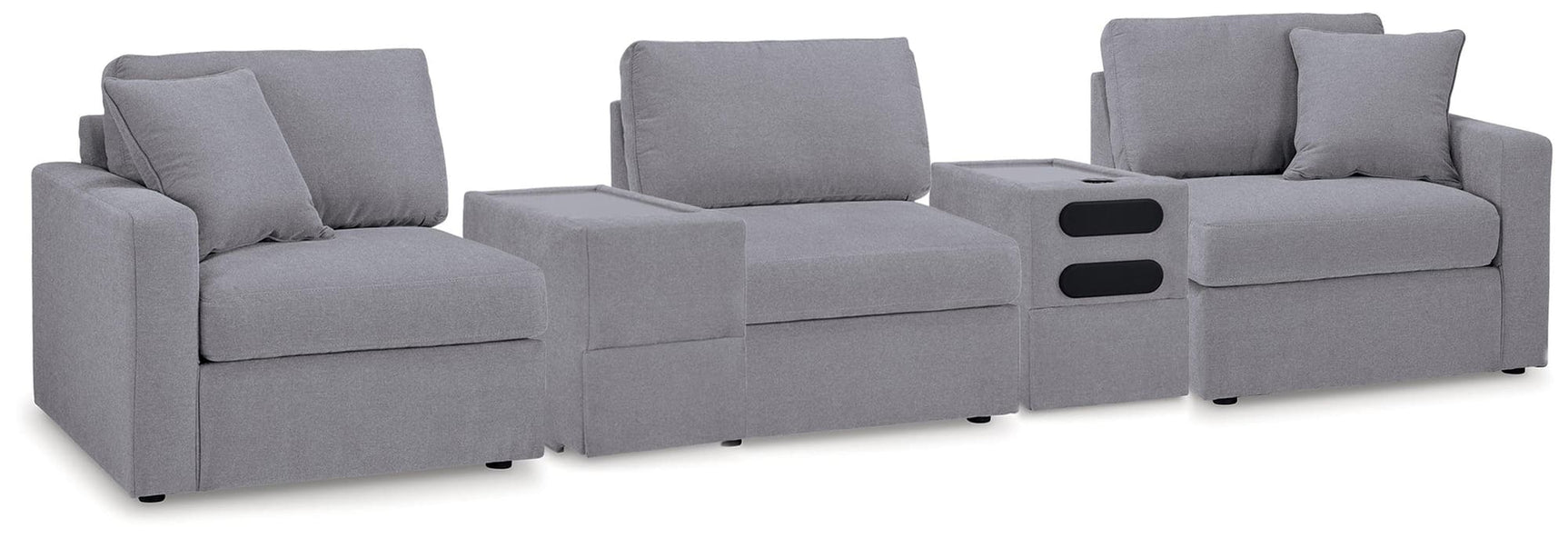 Modmax Granite 5-Piece Sectional with Audio System