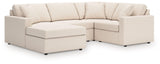 Modmax Oyster 4-Piece Sectional with Chaise