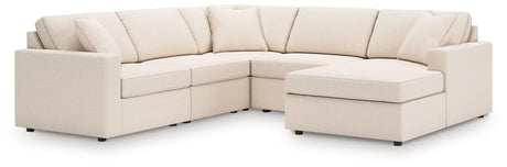 Modmax Oyster 5-Piece Sectional with Chaise
