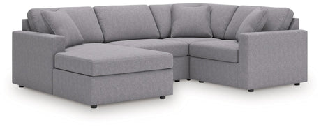 Modmax Granite 4-Piece Sectional with Chaise