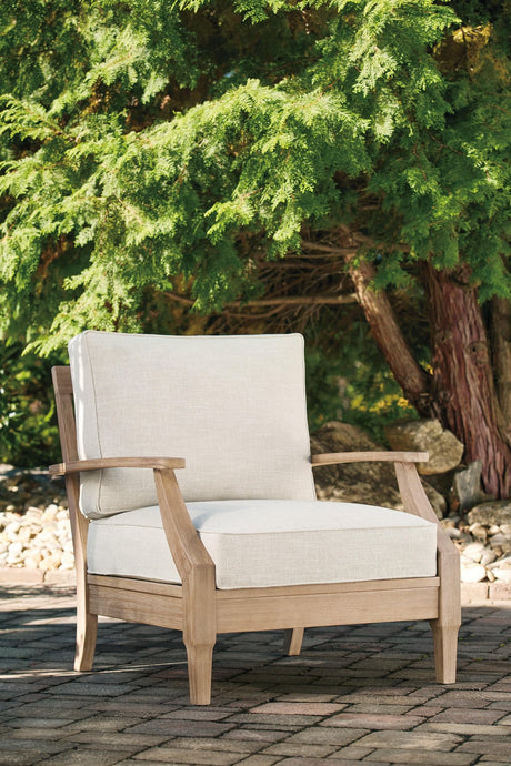 Carter Hall Beige Lounge Chair with Cushion