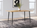 Gretlynn Black/Natural Dining Table