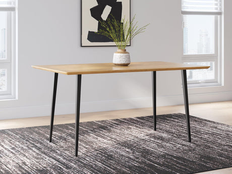 Gretlynn Black/Natural Dining Table