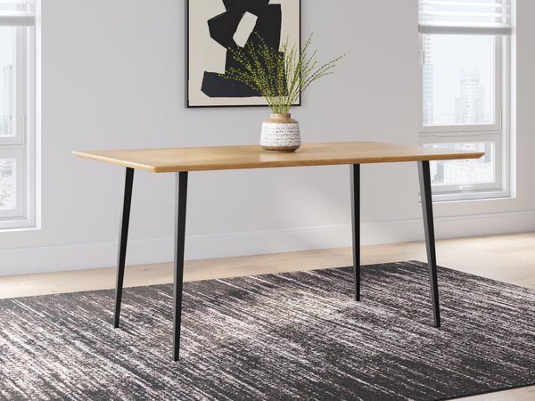 Gretlynn Black/Natural Dining Table