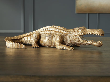 Lauretman Antique Gold Finish Sculpture