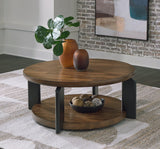 Kraeburn Brown/Black Coffee Table