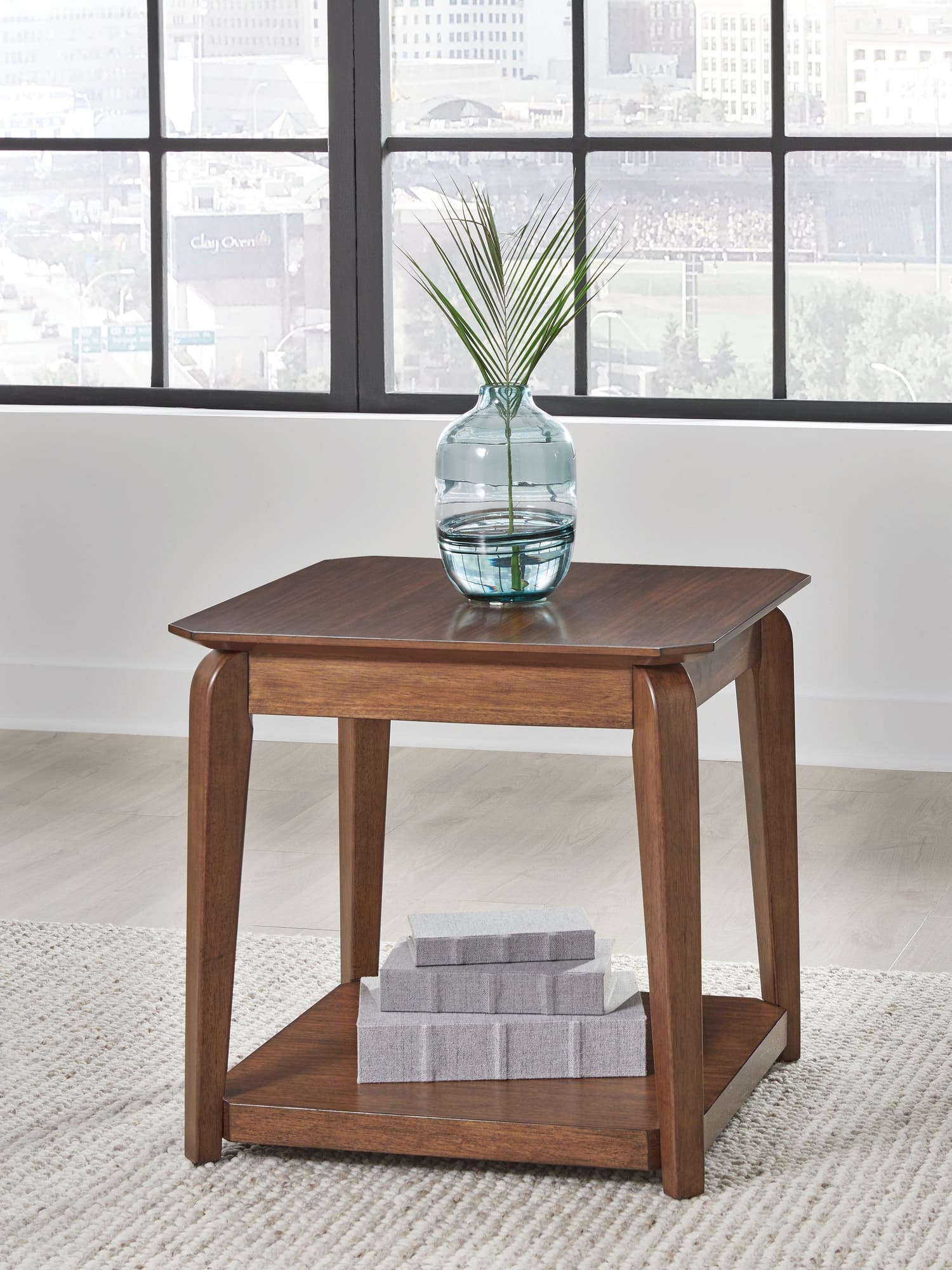 Trenmour Medium Brown End Table