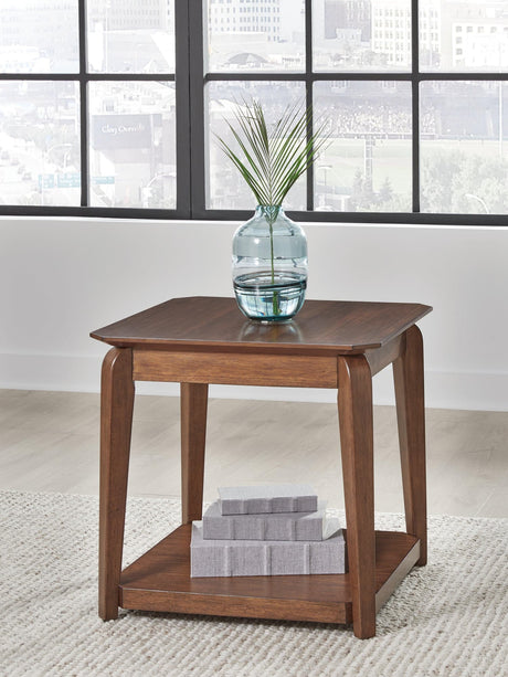 Trenmour Medium Brown End Table