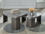 Surmour Gray/Brown Stacked Coffee Table