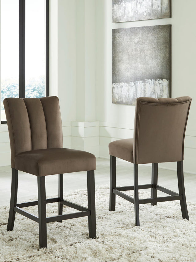 Jeshina Mocha Counter Height Barstool